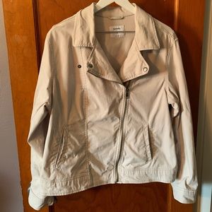 Old Navy Khaki Moto Jacket